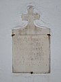 „Hier Ligt begraben Die Tugendsame Maria Anna Bachmayrin geweste Pflegerin auf den Gasteig, gestorben den 20. April 1767 in 57 jahre alter“