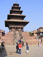 Nyatapola Temple, Bhaktapur, Nepal, unknown architect, 1702