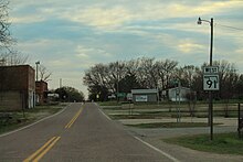 Photograph of a road in Achille