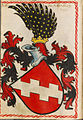 Stammwappen der „Graffen von Ortenberg, Bayern“, im Scheiblerschen Wappenbuch, von 1450 bis 1480