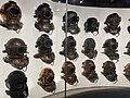 "Parade of Nations", display of standard diving helmets from different countries