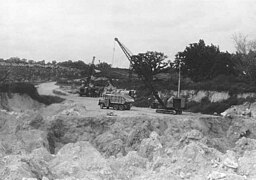 Phosphate mining in Nauru.