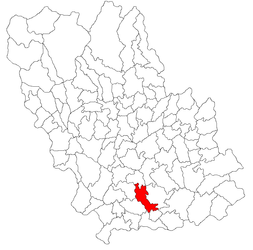 Location in Prahova County