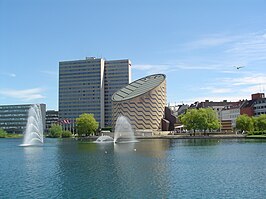 Sankt Jørgens Sø met het Tycho Brahe Planetarium