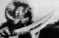 Image 2A Siberian Yupik woman holding walrus tusks (from Indigenous peoples of Siberia)