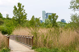 Wienerbergteich und Wienerberg-City