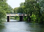 Wredowbrücke über den Jakobsgraben in Sichtweite von der Brandenburger Niederhavel