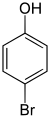 Struktur von 4-Bromphenol