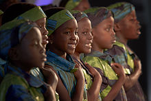 African Children' Choir performing