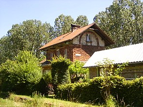 Bahnhof vom Radweg aus