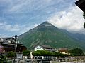 Schweiz, Walliser Alpen, Dents du Midi, Beginn in Martigny