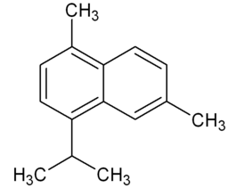 Structuurformule van cadaleen