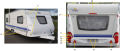 Exterior lighting trailer (Caravan used to get the max-scenario)