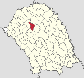 Location in Botoșani County