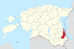 Räpina Parish within Põlva County.