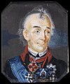 Generalissimus Alexander Suworow (1729–1800) Elfenbeinminiatur