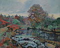 Landschaftsbild mit der Creuse bei Crozant, Gemälde von Armand Guillaumin