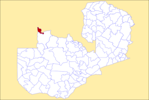 District location in Zambia