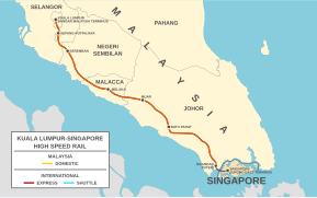 Kuala Lumpur - Singapore High Speed Rail