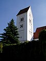 Kirchturm in Dillishausen