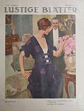 Lustige Blätter, Plänkelei, Titelseite, 1921, Privatbesitz