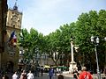 Frankreich, Aix-en-Provence, Marktplatz