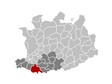 Mechelen város elhelyezkedése Antwerpen tartományban