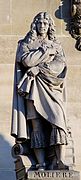 Statua di Molière, Cour Napoleon al Palazzo del Louvre