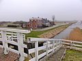 Noordpolderzijl met het Zijldiep en het Zeilhoes