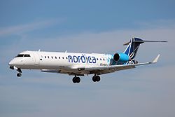 Bombardier CRJ700 in Farben der Nordica