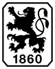 Wappen von FC Bayern München (l.) und TSV 1860 München (r:)