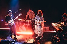 Widowspeak in March 2024 in the UK