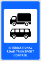 6.13 International road transport control