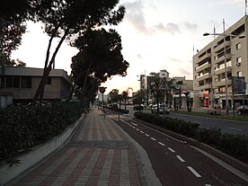 Straße in Agios Athanasios