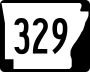 Highway 329 marker