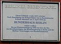 Berlin-Wilmersdorf, Berliner Gedenktafel für das Bundeshaus