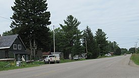 Looking west along County Road 405