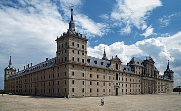 Mannerism - El Escorial, outside Madrid, Spain, by Juan Bautista de Toledo and Juan de Herrera, 1559-1584[155]