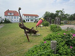 Nationalparkhaus Fedderwardersiel (Rückansicht mit Freigelände)