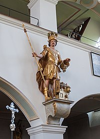 Statue des heiligen Florian von Georg Andreas Dietrich