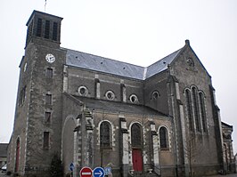 De kerk van La Chapelle-Saint-Sauveur