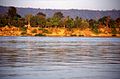 Mekong nahe der Provinzhauptstadt Nong Khai (Thailand), das andere Ufer zeigt Laos