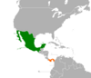 Location map for Mexico and Panama.