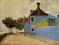 Claude Monet: Das blaue Haus in Zaandam, 1871