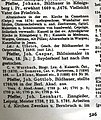 Pfeffer, Johann . In: Ulrich Thieme, Felix Becker, Allgemeines Lexikon der Bildenden Künstler von der Antike bis zur Gegenwart, 26. Band, S. 526.