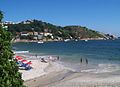 Der Strand von Pedra da Tartaruga in Barra de Guaratiba