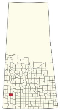 Location of the RM of Pittville No. 169 in Saskatchewan