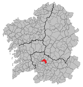 Vị trí của Ourense