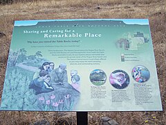 The second interpretive sign on the Lower Table Rock Trail