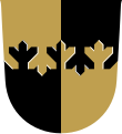 stilisierter Tannenschnitt im Wappen von Varpaisjärvi, Finnland